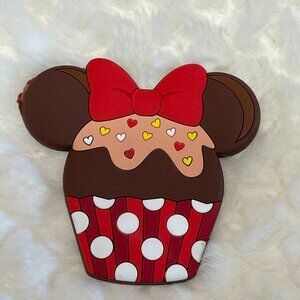 Disney Parks Minnie Mouse Cupcake Rubber Magnet